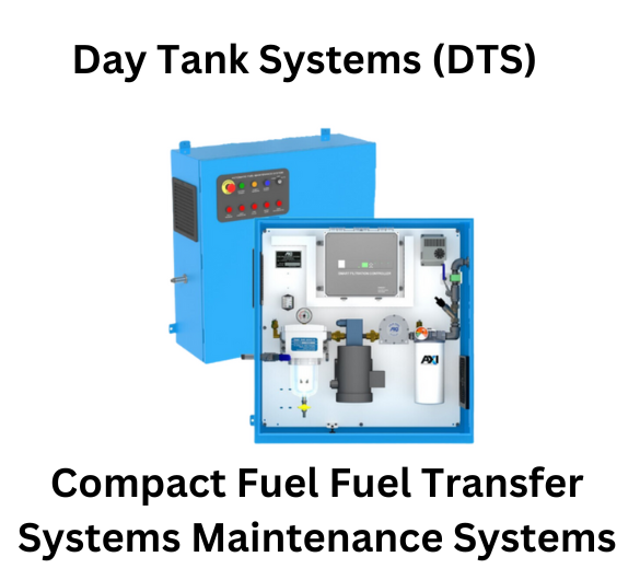 Day Tank Systems (DTS) - Compact Fuel Transfer and Maintenance Systems, with internal components and controls visible